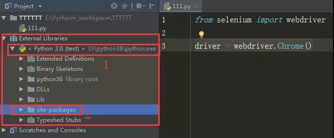确认你的代码使用的python是哪个