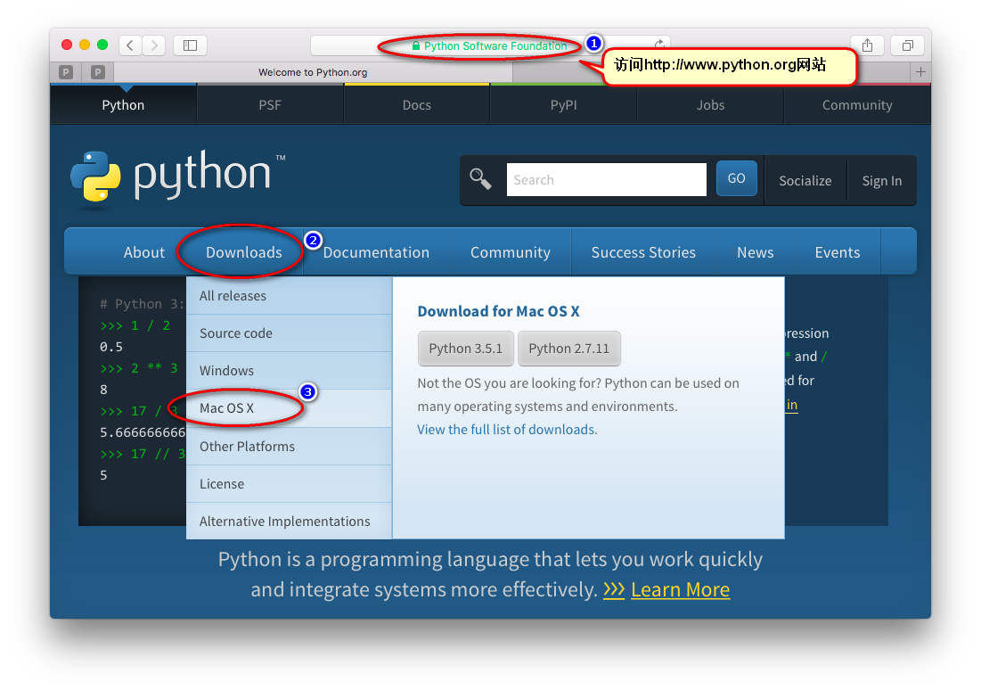 Mac Python 安装配置 Mac Python 安装配置