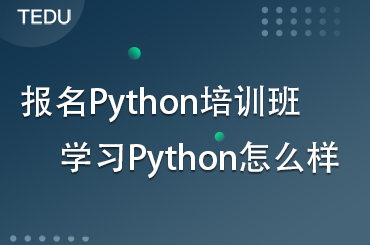 报名Python培训班学习Python怎么样