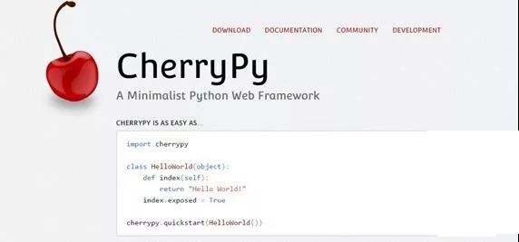 2018年Python web五大主流框架之CherryPy