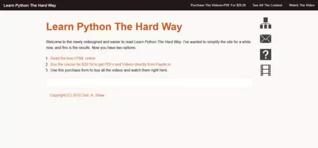 Learn Python The Hard Way (笨办法学Python)