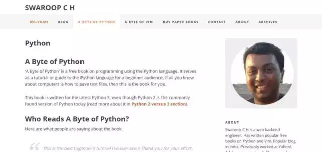 A Byte of Python