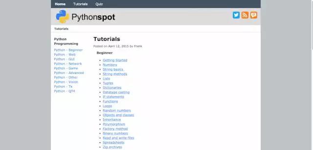 Pythonspot