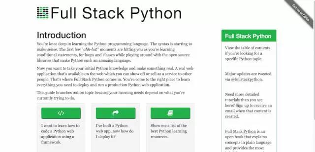 Full Stack Python